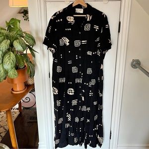 Vintage 90s Pattern Dress